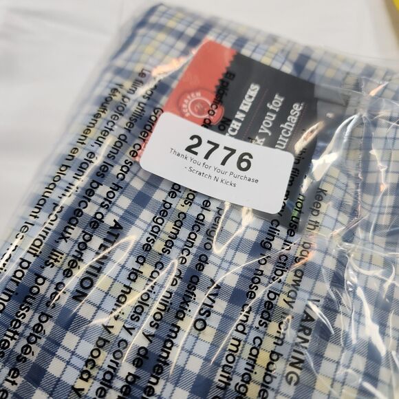 Peter Millar Men's Shirt Blue Plaid Button Down Front Cotton SIze Large - Picture 11 of 11